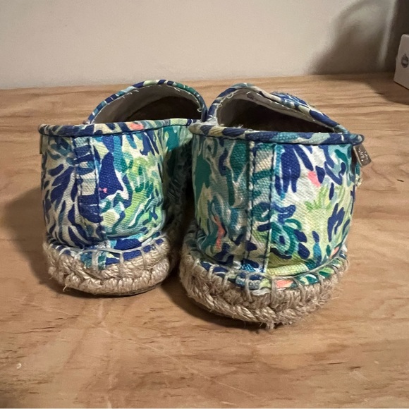 Lilly Pulitzer Lia Espradille Wade & Sea Sz 7 Shoes - Picture 3 of 8